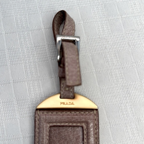 Prada Leather Purse Charm / Luggage Tag / Keyring - Picture 5 of 8